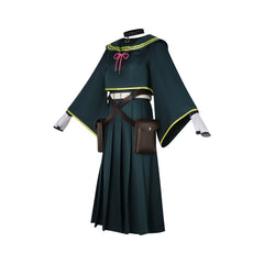 Kie Death Account Green JK Uniform Cosplay Kostuem Damen