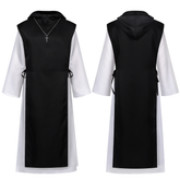 Mönchsrobe – Kapuzenkleid mit Gürtel & Kette, UNISEX