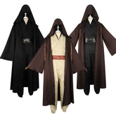 Obi-Wan Kenobi Star Wars Jedi-Meister Robe Cosplay Kostuem Damen