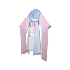 Takanashi Hoshino Blue Archive Hanfu-Kleid Cosplay Kostuem Damen Weiß