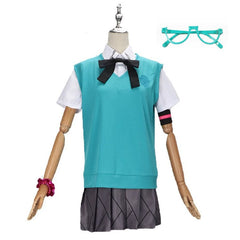 Miku JK 16 Jahre Vocaloid JK Uniform Set Cosplay Kostuem Damen