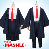 Mash Burnedead Mashle Akademie-Umhang-Set Cosplay Kostuem Damen