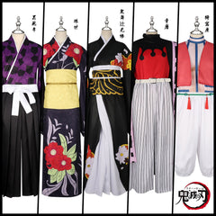 Doma Demon Slayer Dämonen-Set Cosplay Kostuem Damen Mehrfarbig