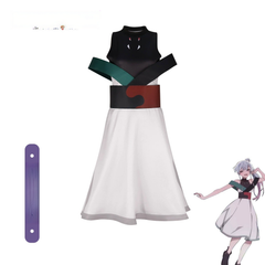 Tsukimi Kaguya Bühnenkleid Cosplay Kostuem Damen Weiß