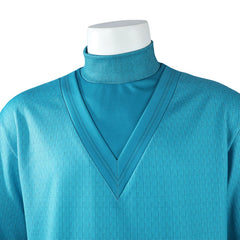 Steve Minecraft T-Shirt-Set Cosplay Kostuem Damen Türkis