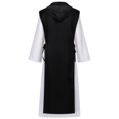 Mönchsrobe – Kapuzenkleid mit Gürtel & Kette, UNISEX