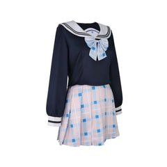 Mano Sakuragi The Idolmaster Schul-Idol-Uniform Cosplay Kostuem Damen