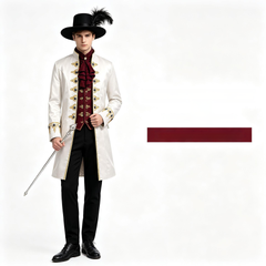 Stickerei-Mantel – Prinz-Blazer mit Ornamentsstick, HERREN