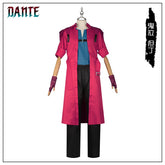 Dante Sparda Devil May Cry Roter Mantel Anzug Cosplay Kostuem Damen
