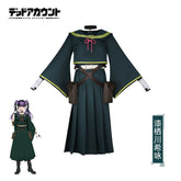 Kie Death Account Green JK Uniform Cosplay Kostuem Damen
