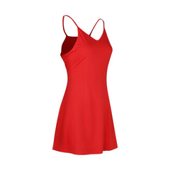 Pandy CN Comics Red Slip Dress Cosplay Kostuem Damen