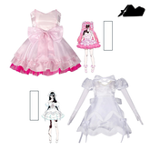 Sua Alien Stage Buehnenkleid Duett Cosplay Kostuem Damen
