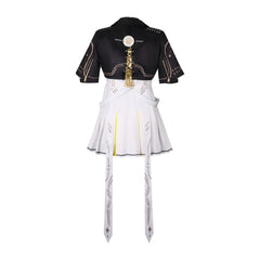 Rover Wuthering Waves Kampfanzug Cosplay Kostuem Damen Schwarz Weiß