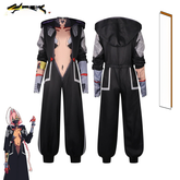 Talia Yang Cyberpunk Edgerunners Netrunner Anzug Cosplay Kostuem Damen
