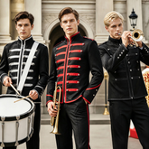 Drum-Major-Mantel – Militär-Bandjacke in 3 Farben, HERREN