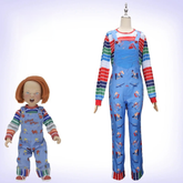 Chucky Season 2 Chucky Latzhose-Kostuem Cosplay Kostuem Damen