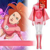 Atom Eve Invincible Anzug Cosplay Kostuem Damen Pink Rot