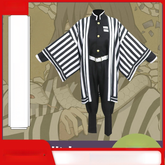 Obanai Iguro Demon Slayer Jäger-Uniform Cosplay Kostuem Damen Schwarz