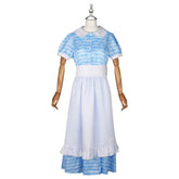 Pilgrim Girl Halloween & Mittelalter Prairie-Spitzenkleid Cosplay Kostuem Damen