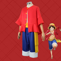 One Piece Luffy Cosplay Kostüm Set