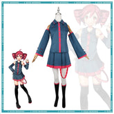 Kasane Teto Uniform-Kleid Cosplay Kostuem Damen Blau