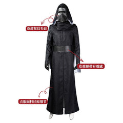 Kylo Ren Star Wars Sith-Kostüm Cosplay Kostuem Damen Schwarz