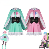 Ram und Rem Re:Zero Reisekleid Set Cosplay Kostuem Damen