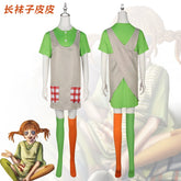 Pippi Pippi Longstocking Gestreifte Kniestruempfe Cosplay Kostuem Damen