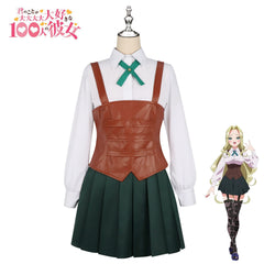 Mimimi Bishoujo Game JK Uniform Cosplay Kostuem Damen