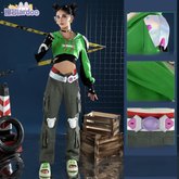 Illari Overwatch Stage Outfit Cosplay Kostuem Damen