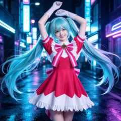 Rosa Partykleid – süßes Cosplay-Kleid Halloween, DAMEN