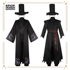 Qin Yu K-Pop Schwarzes Buehnenoutfit Cosplay Kostuem Damen