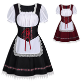 Bayerisches Farmkleid – Oktoberfest Trachtenkleid in Landhaus-Optik, DAMEN
