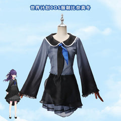 Hatsune Miku Project Sekai Doppel-Set Cosplay Kostuem Damen Mehrfarbig