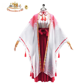 Tomotake Yoshino Senren Banka Roter Miko Hakama Cosplay Kostuem Damen