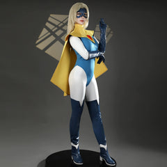 Jin Yaoguang Superhero Dispatch Kampfanzug Cosplay Kostuem Damen Blau