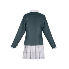 Mio Blue Archive JK-Uniform Cosplay Kostuem Damen Blau