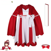 Hua Xiaolou Mini World Rotes Hanf-Kleid Cosplay Kostuem Damen