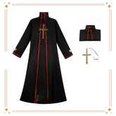Wizard Cleric Halloween & Mittelalter Mystische Kutte Cosplay Kostuem Damen