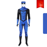 Mark Grayson Invincible Heldenanzug Cosplay Kostuem Damen Blau