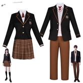 Xia Yizhou Love and Deepspace Anzug Set Cosplay Kostuem Damen