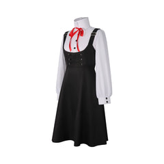 Mia Schwarz Weiss Supernatural Schwarz-Weisses Kleid Cosplay Kostuem Damen