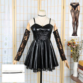 Death Note Misa Amane Cosplay Kostüm Kleider Free Cross Halskette