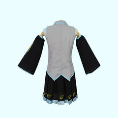 Miku Lacquer Vocaloid Lackleder-Kostuem Cosplay Kostuem Damen