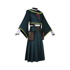 Kie Death Account Green JK Uniform Cosplay Kostuem Damen