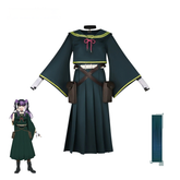 Kie Death Account Green JK Uniform Cosplay Kostuem Damen