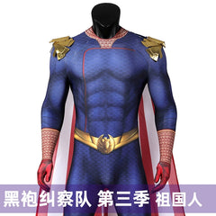 Homelander The Boys Anzug Cosplay Kostuem Damen Blau