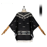 Clint Western Poncho-Umhang-Set Cosplay Kostuem Damen