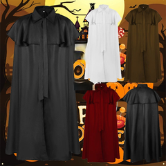 Grim Reaper Umhang – Sensemann Halloween-Cape mit Kapuze, mehrfarbig