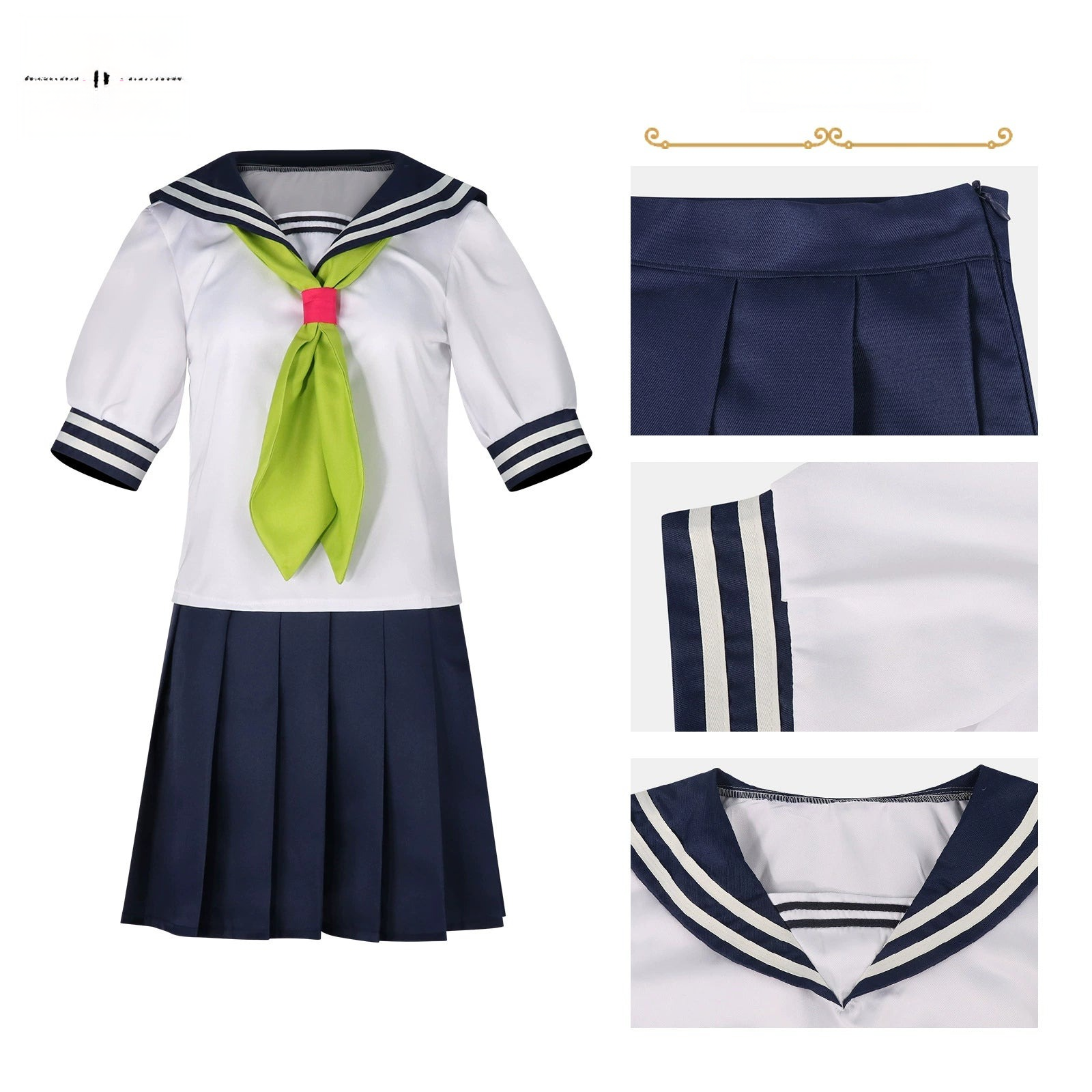 Manami Bishoujo Game Sailor Uniform Cosplay Kostuem Damen